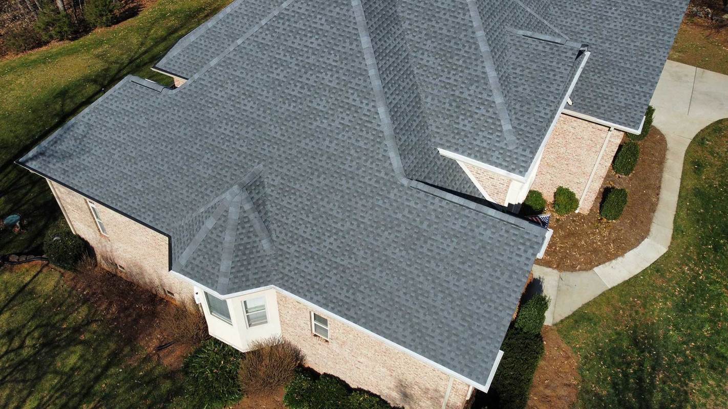 Project Portfolio A Plus Roofing Gutter Installation in Hickory