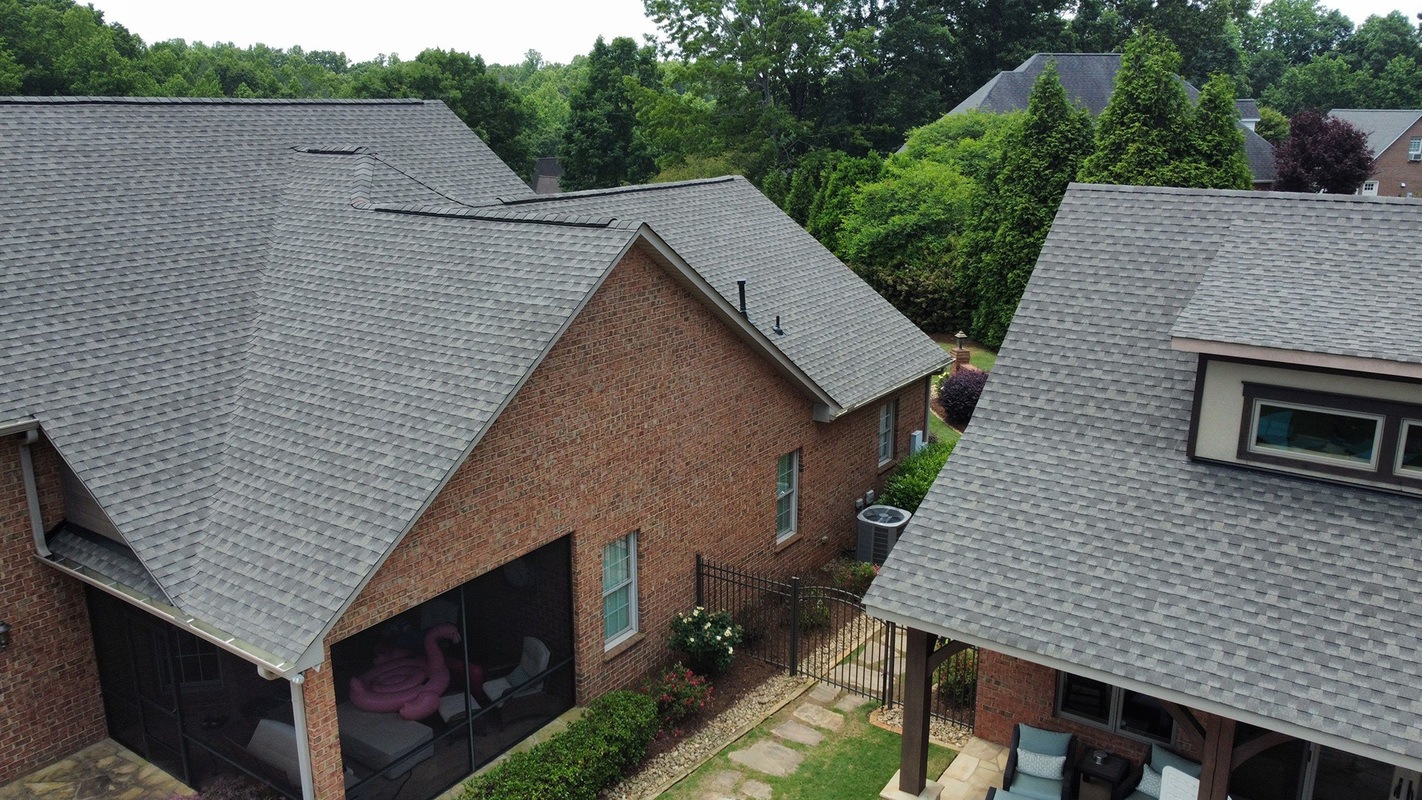 Project Portfolio A Plus Roofing Gutter Installation in Hickory