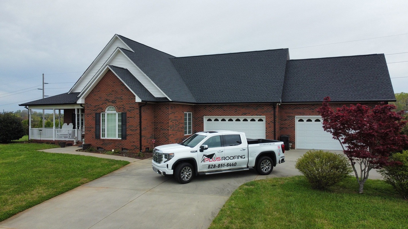 Project Portfolio A Plus Roofing Gutter Installation in Hickory, Lincolnton & Gastonia, NC